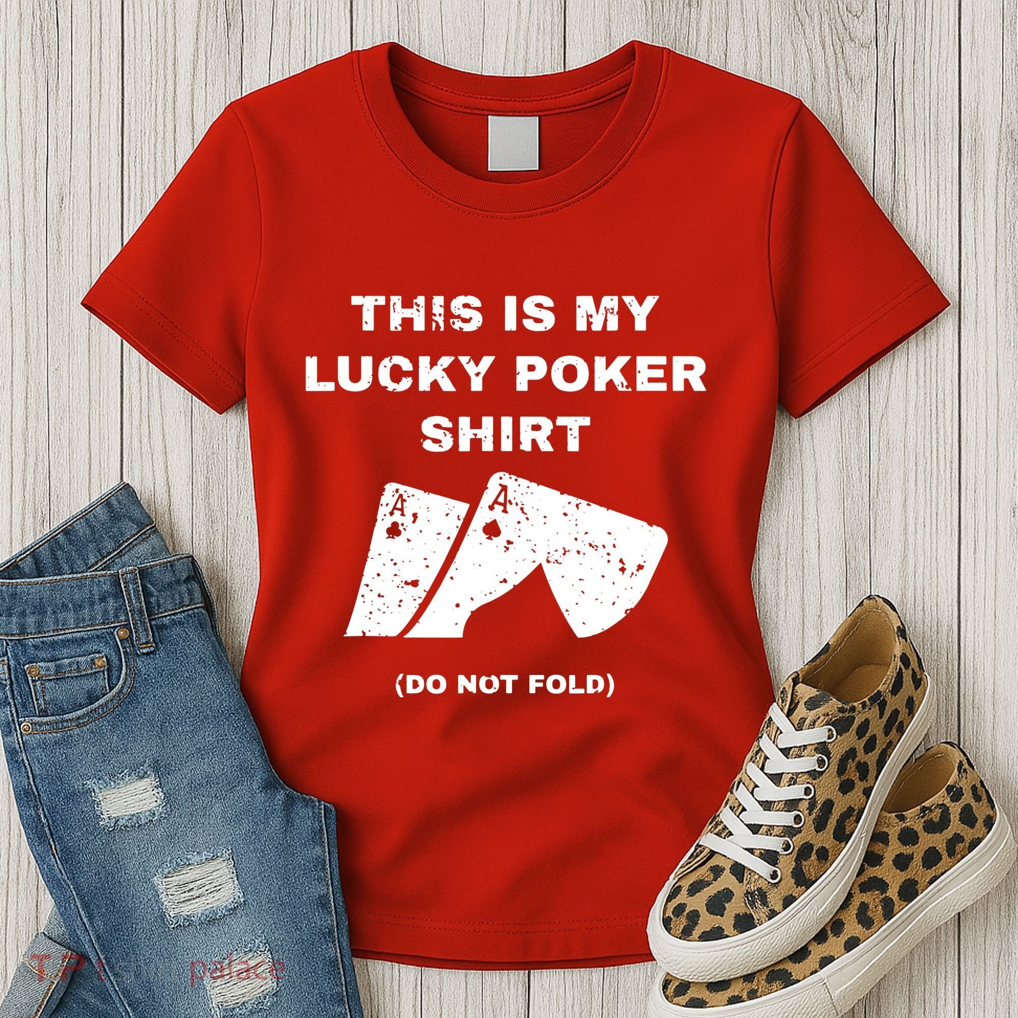 This Is My Lucky Poker Do Not Wash Women's T-Shirt