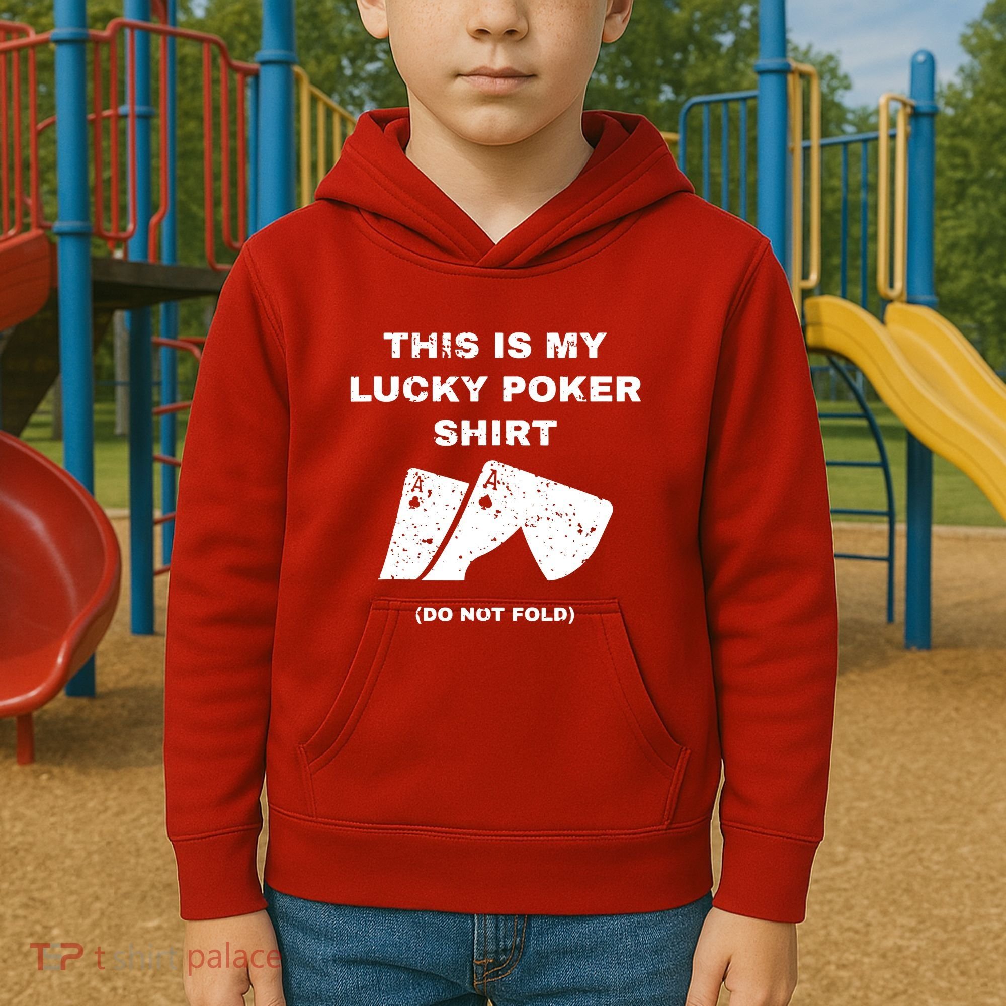 This Is My Lucky Poker Do Not Wash Kids Hoodie