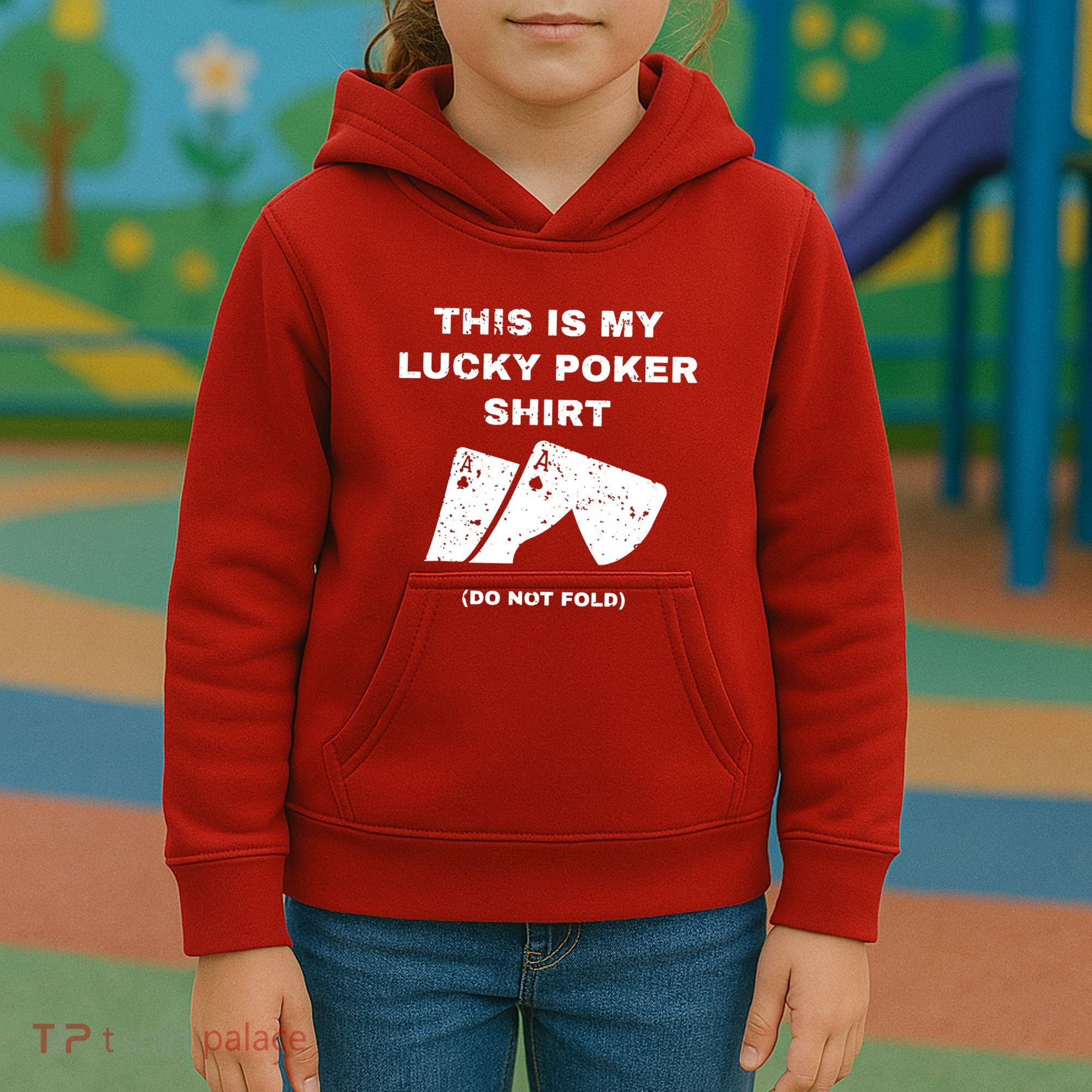 This Is My Lucky Poker Do Not Wash Kids Hoodie