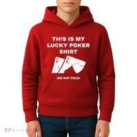 This Is My Lucky Poker Do Not Wash Kids Hoodie thumb 4