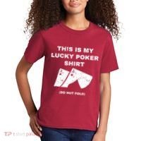 This Is My Lucky Poker Do Not Wash Kids T-Shirt thumb 2