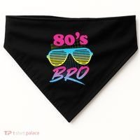 This Is My 80s Bro Costume Party USA-Made Doggie Bandana thumb 0