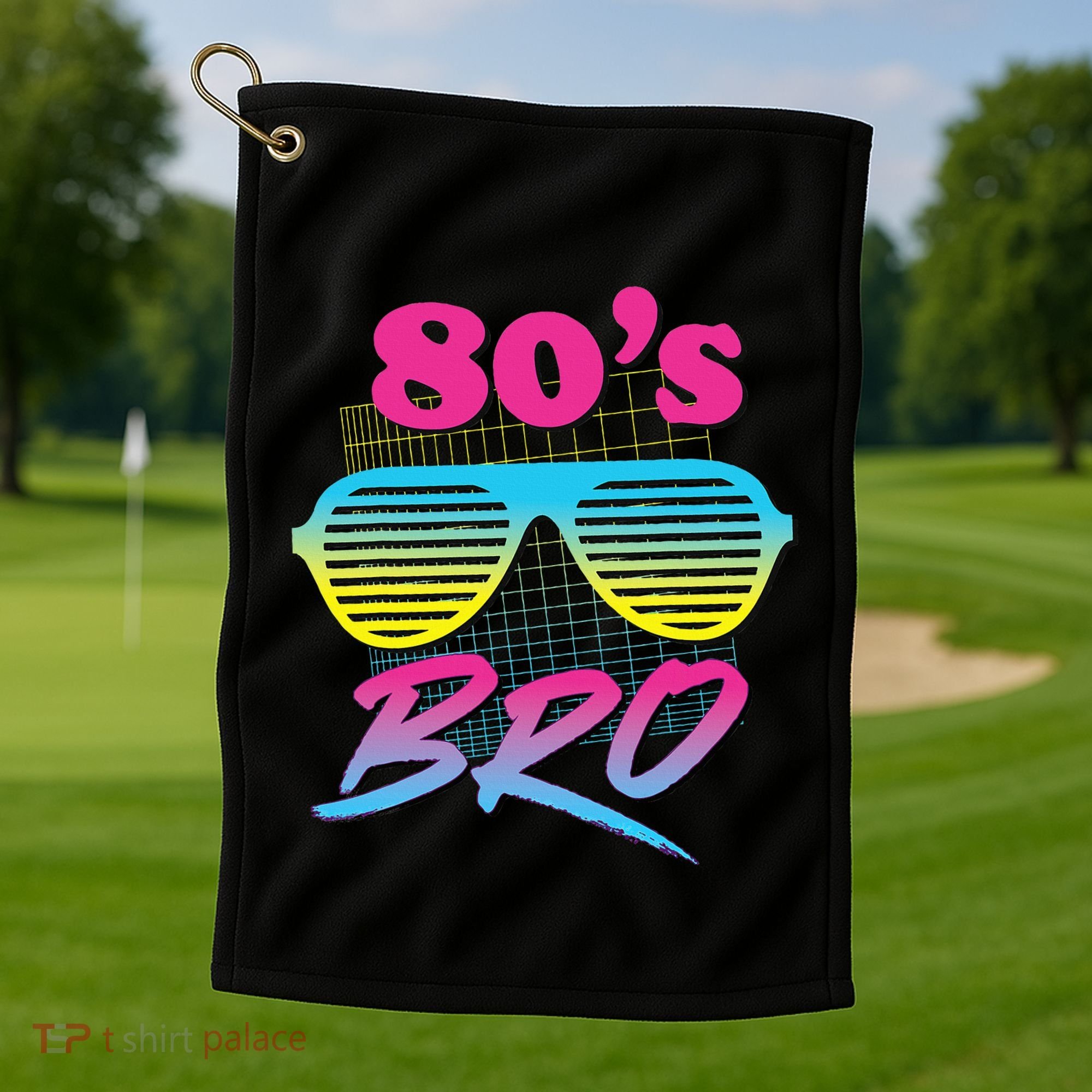 This Is My 80s Bro Costume Party Golf Towel