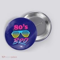 This Is My 80s Bro Costume Party Button thumb 0