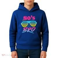This Is My 80s Bro Costume Party Kids Hoodie thumb 4