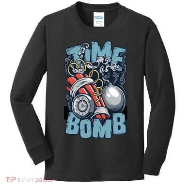 Time Ticking Bomb Kids Long Sleeve Shirt