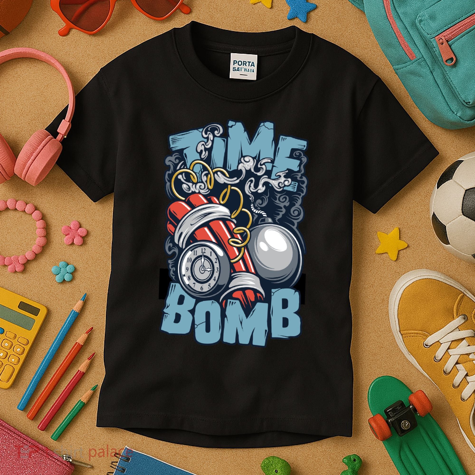 Time Ticking Bomb Kids T-Shirt