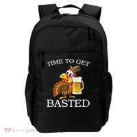 Time To Get Basted Funny Thanksgiving  Backpack thumb 0