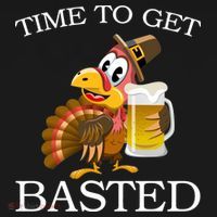 Time To Get Basted Funny Thanksgiving  Ornament thumb 1