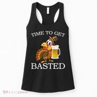 Time To Get Basted Funny Thanksgiving  Women's Tank Top thumb 0