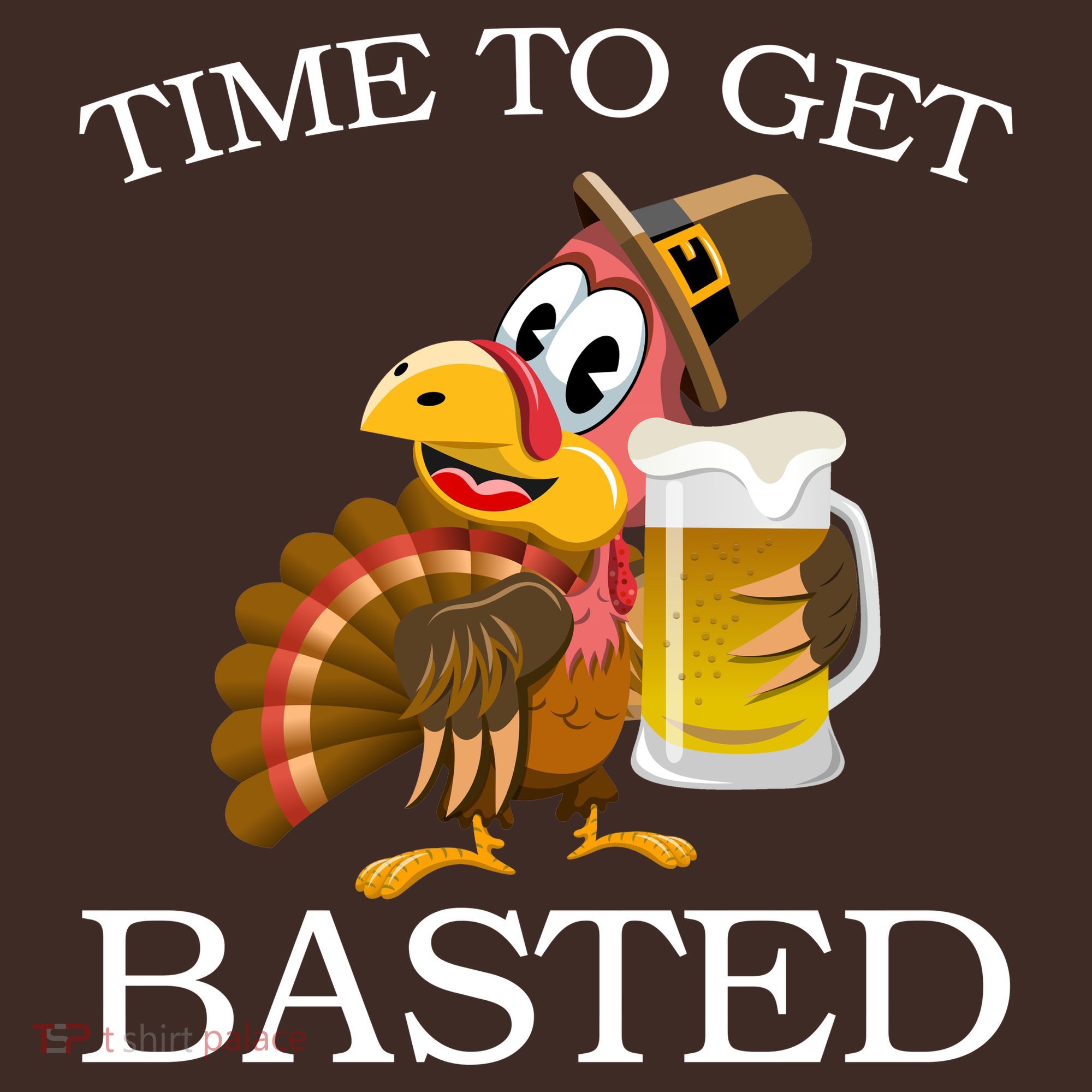 Time To Get Basted Funny Thanksgiving  Apron