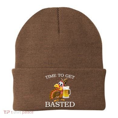 Time To Get Basted Funny Thanksgiving  Beanie