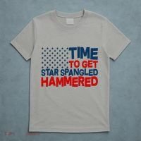 Time To Get Star Spangled Hammered T-Shirt thumb 5