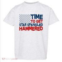 Time To Get Star Spangled Hammered Toddler T-Shirt thumb 0