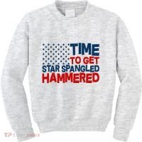 Time To Get Star Spangled Hammered Kids Sweatshirt thumb 0