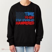 Time To Get Star Spangled Hammered Women's Sweatshirt thumb 0