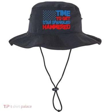 Time To Get Star Spangled Hammered Bucket Hat
