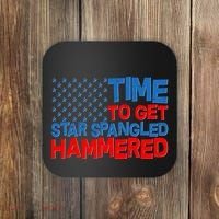 Time To Get Star Spangled Hammered Coaster thumb 0