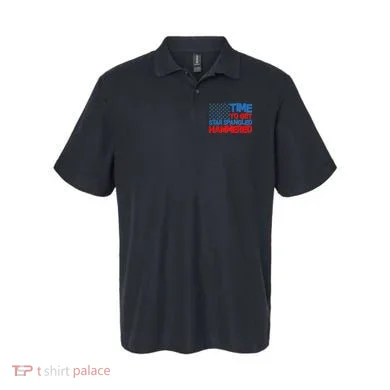 Time To Get Star Spangled Hammered Polo