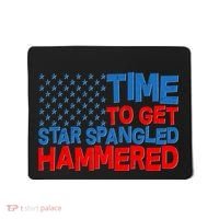 Time To Get Star Spangled Hammered Mousepad thumb 0