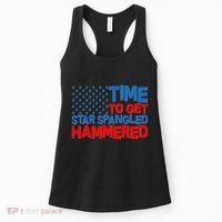 Time To Get Star Spangled Hammered Women's Tank Top thumb 0