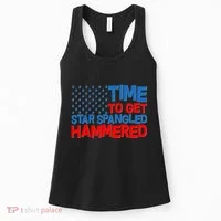Time To Get Star Spangled Hammered Women's Tank Top thumb 0