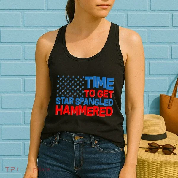 Time To Get Star Spangled Hammered Women's Tank Top