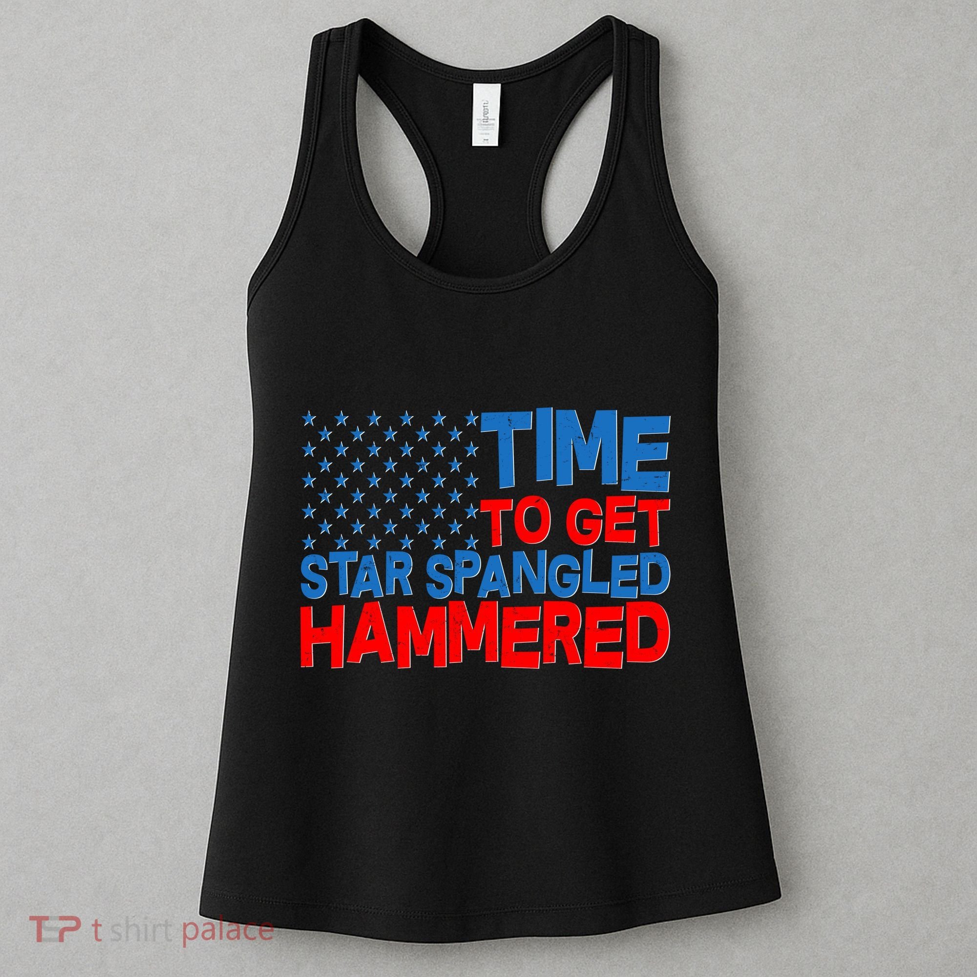 Time To Get Star Spangled Hammered Women's Tank Top