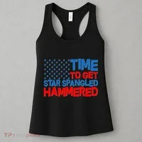 Time To Get Star Spangled Hammered Women's Tank Top thumb 3