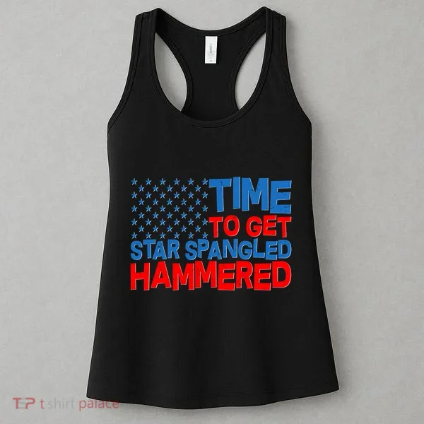 Time To Get Star Spangled Hammered Women's Tank Top