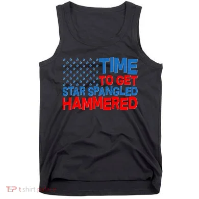 Time To Get Star Spangled Hammered Tank Top