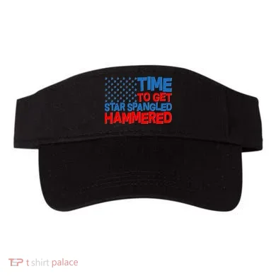 Time To Get Star Spangled Hammered Visor