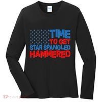 Time To Get Star Spangled Hammered Women's Long Sleeve Shirt thumb 0