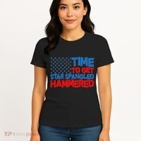 Time To Get Star Spangled Hammered Women's T-Shirt thumb 4
