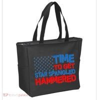 Time To Get Star Spangled Hammered Tote Bag thumb 2