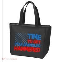 Time To Get Star Spangled Hammered Tote Bag thumb 3