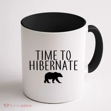 Time To Hibernate Coffee Mug back