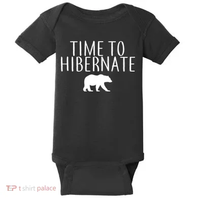 Time To Hibernate Baby Bodysuit