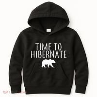 Time To Hibernate Kids Hoodie thumb 0