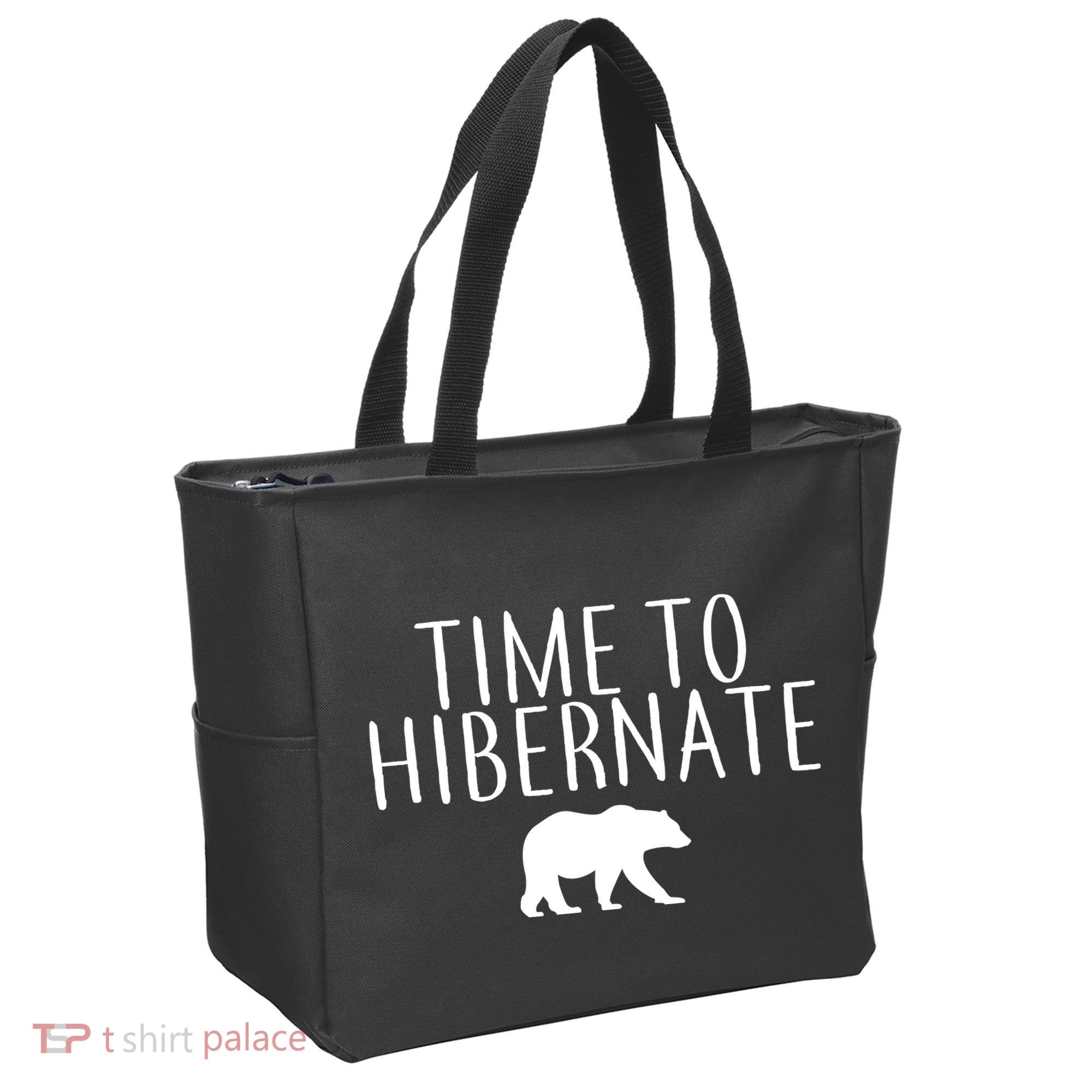 Time To Hibernate Tote Bag
