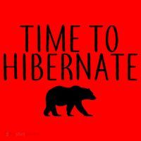 Time To Hibernate Santa Hat thumb 1