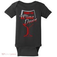 Time To Wine Down Baby Bodysuit thumb 0
