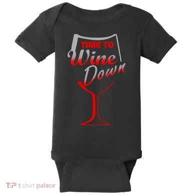 Time To Wine Down Baby Bodysuit