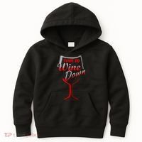 Time To Wine Down Kids Hoodie thumb 0