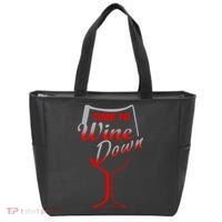 Time To Wine Down Tote Bag thumb 0