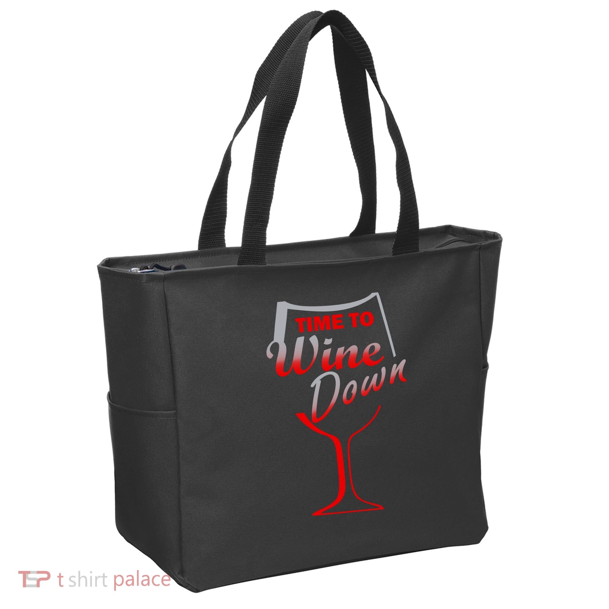 Time To Wine Down Tote Bag