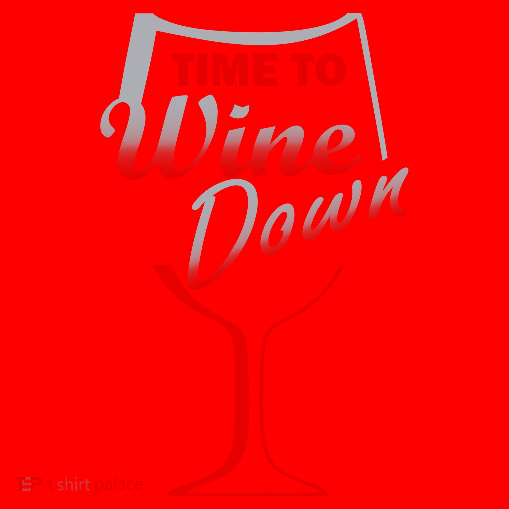 Time To Wine Down Santa Hat