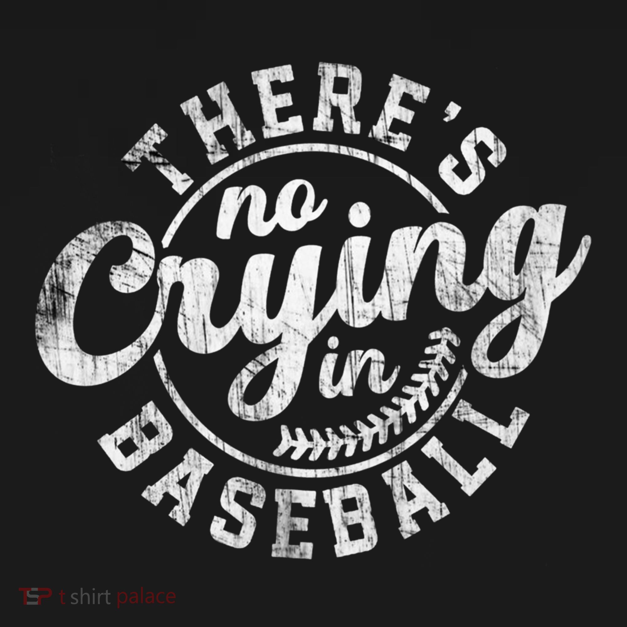 There Is No Crying In Baseball Funny Game Day Baseball Gift Backpack