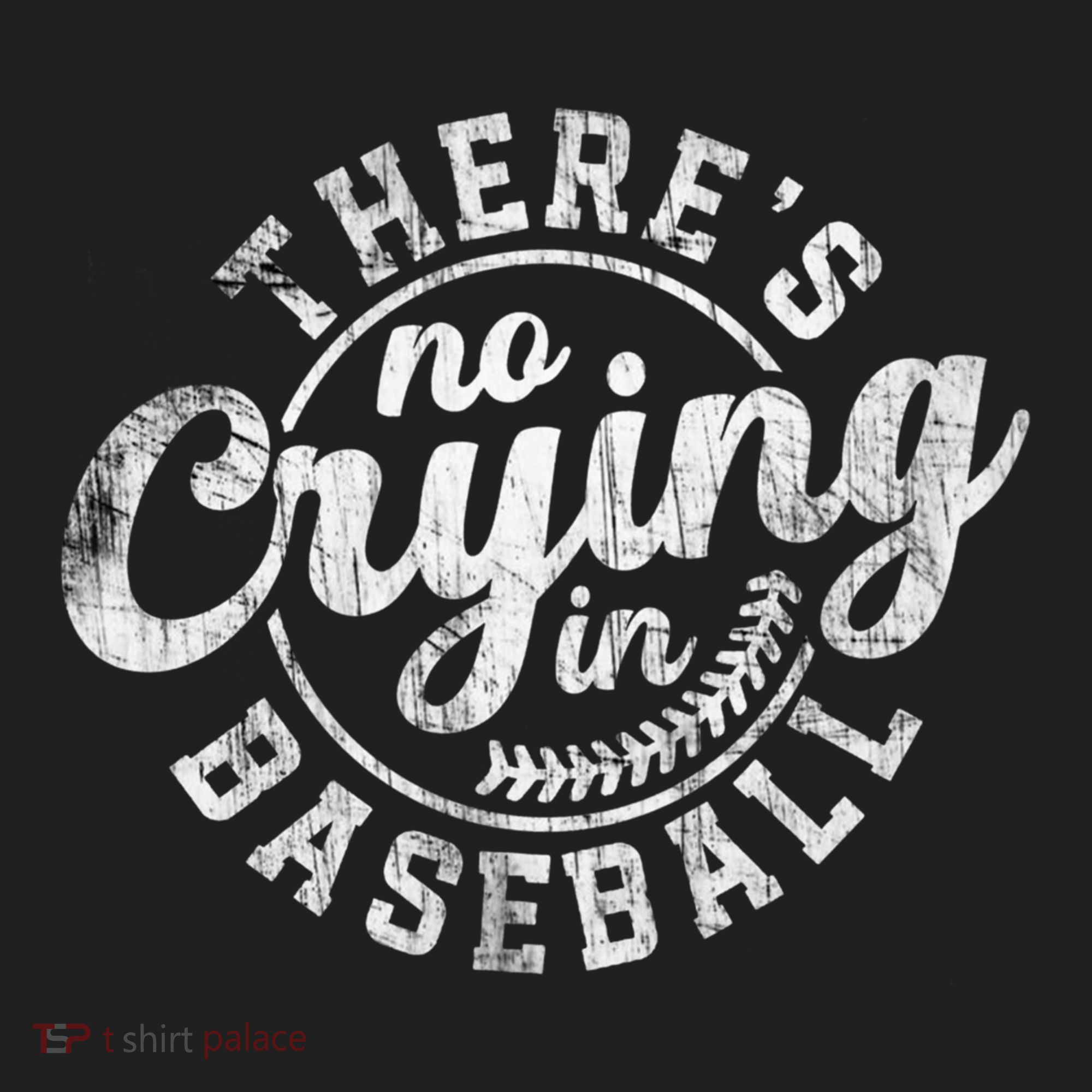 There Is No Crying In Baseball Funny Game Day Baseball Gift Beanie