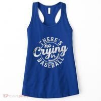 There Is No Crying In Baseball Funny Game Day Baseball Gift Women's Tank Top thumb 0
